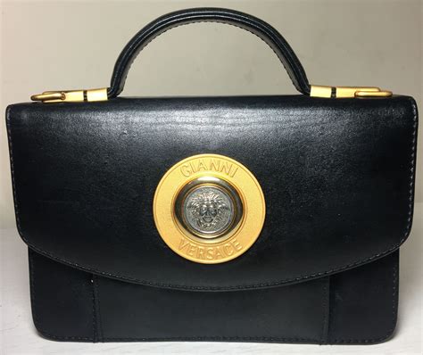 langwerpig pillendoosje vintage versace|vintage gianni versace handbags.